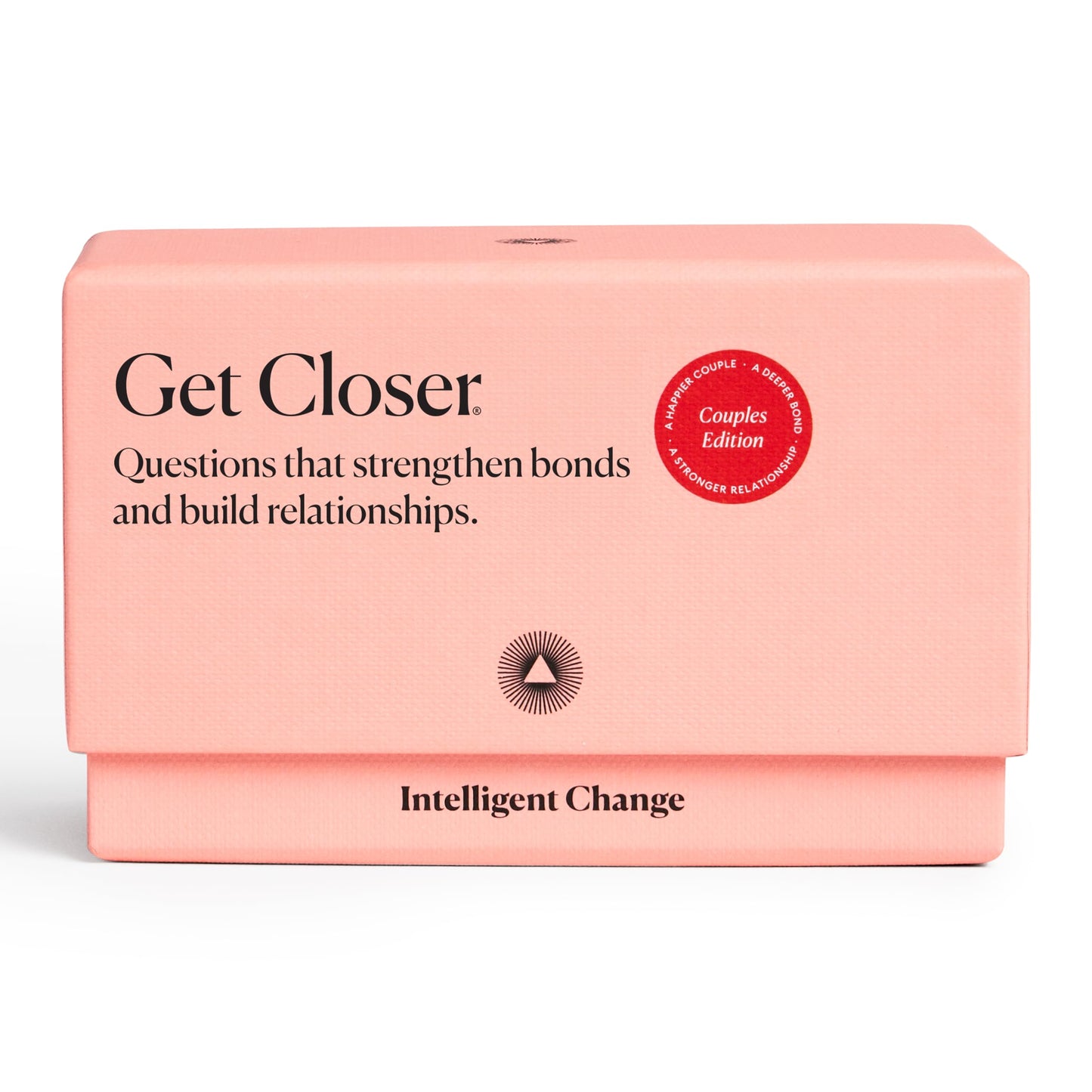 Intelligent Change Get Closer Conversation Cards for Couples, Intimacy Deck Card Game, Fun Date Night Ideas, 100 Icebreaker Couple Questions to Strengthen Bonds and Relationships