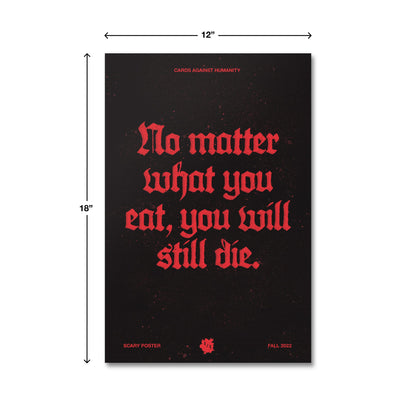 Cards Against Humanity: Scary Poster #1/3 • A Terrifying 12"x18" Poster