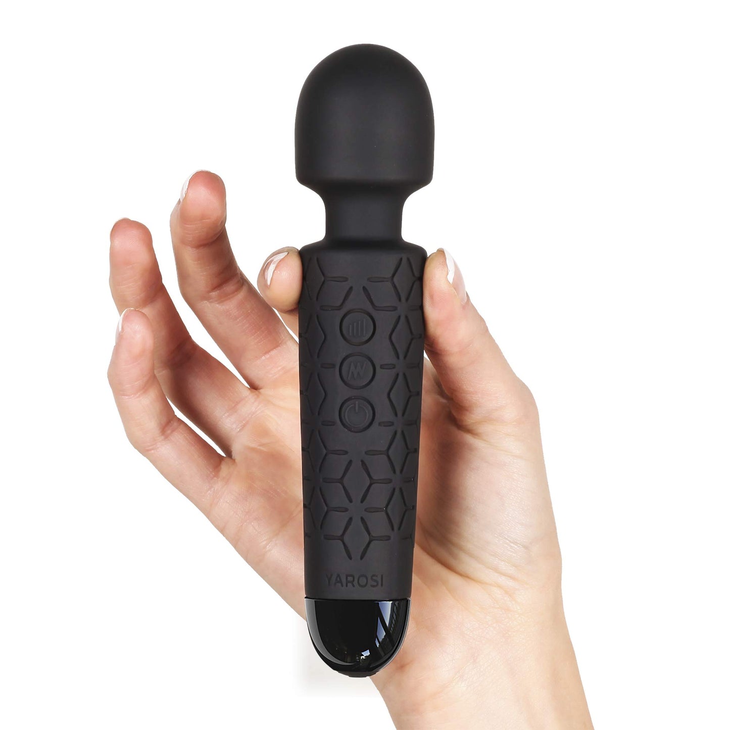 Yarosi Micro Personal Massage Device Smallest and Strongest Cordless Handheld Massager - Powerful - Best for Travel - Magic Stress Away - Perfect on Back Legs Hand Pains and Sports Recovery