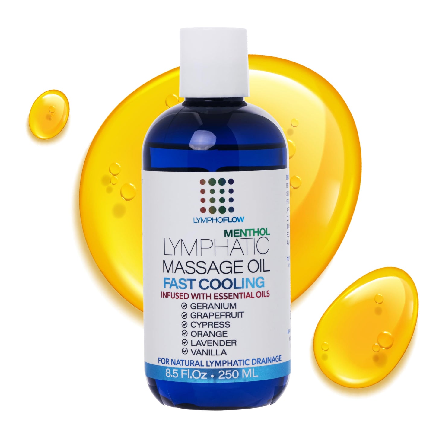 Lymphatic Drainage Massage Oil with Arnica Oil & Coconut for Post Surgery Recovery & Lymphatic Drainage Massager, Liposuction, 360 Lipo, BBL, After Tummy Tuck Surgery Items, Fibrosis Treatment, 8.5 Oz