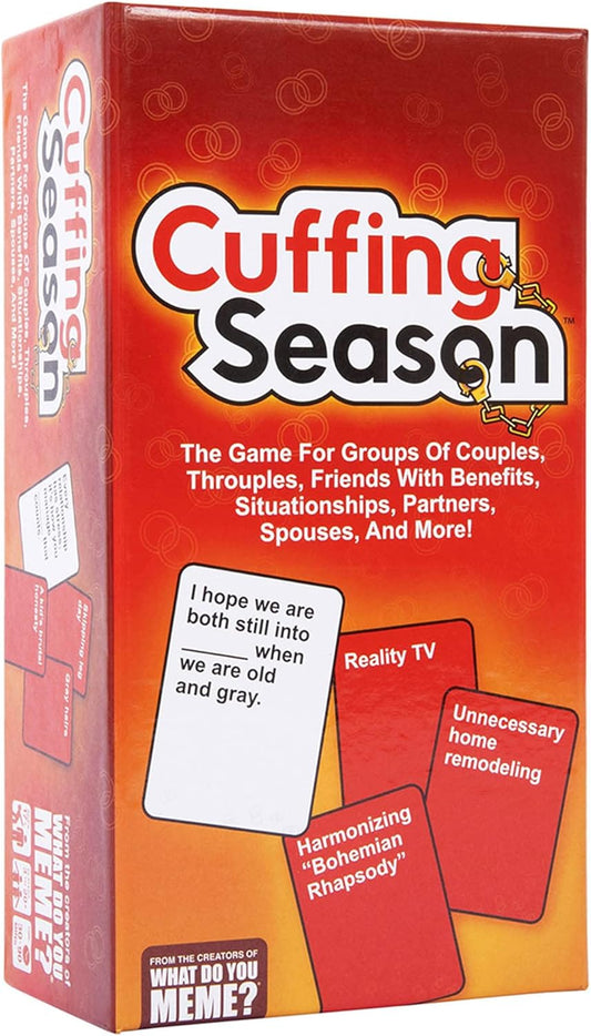 WHAT DO YOU MEME? Cuffing Season – The Party Game for Groups of Couples, Throuples, Friends with Benefits, Situationships, Partners, Spouses and More