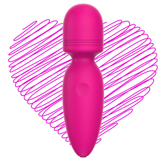 Mini Massager,Small Cordless Handheld Massager with 10 Quiet Vibration Modes, Personal Handheld Rechargeable Massager for Neck Shoulder Back Body [4.35 * 1.18 inches]