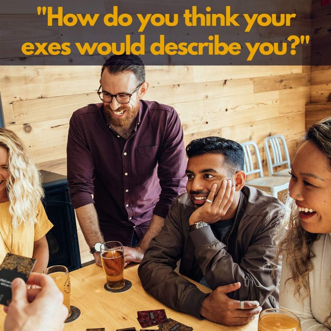 FLUSTER Ice Breakers and Deep Conversation Cards for Adults (126 Cards) | Conversation Starter Social Card Game for Friends & Couples - Fun Question Cards for Parties, Dates, Road Trips & Game Nights