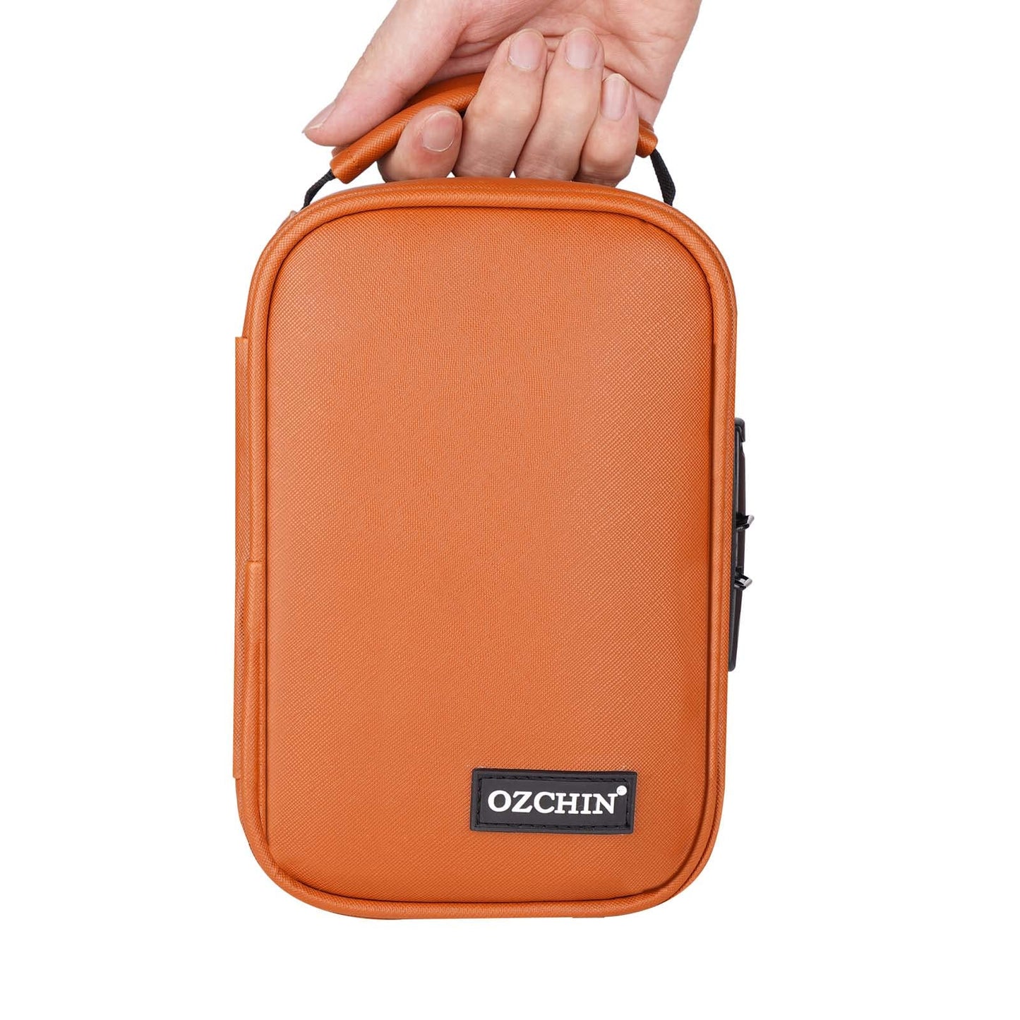 OZCHIN Smell Proof Bag with Combination Lock Tobacco Pipe Pouch Bag File Organizer Case Container Medicine Lock Box Odorless Storage Bag Great Gift for Friend