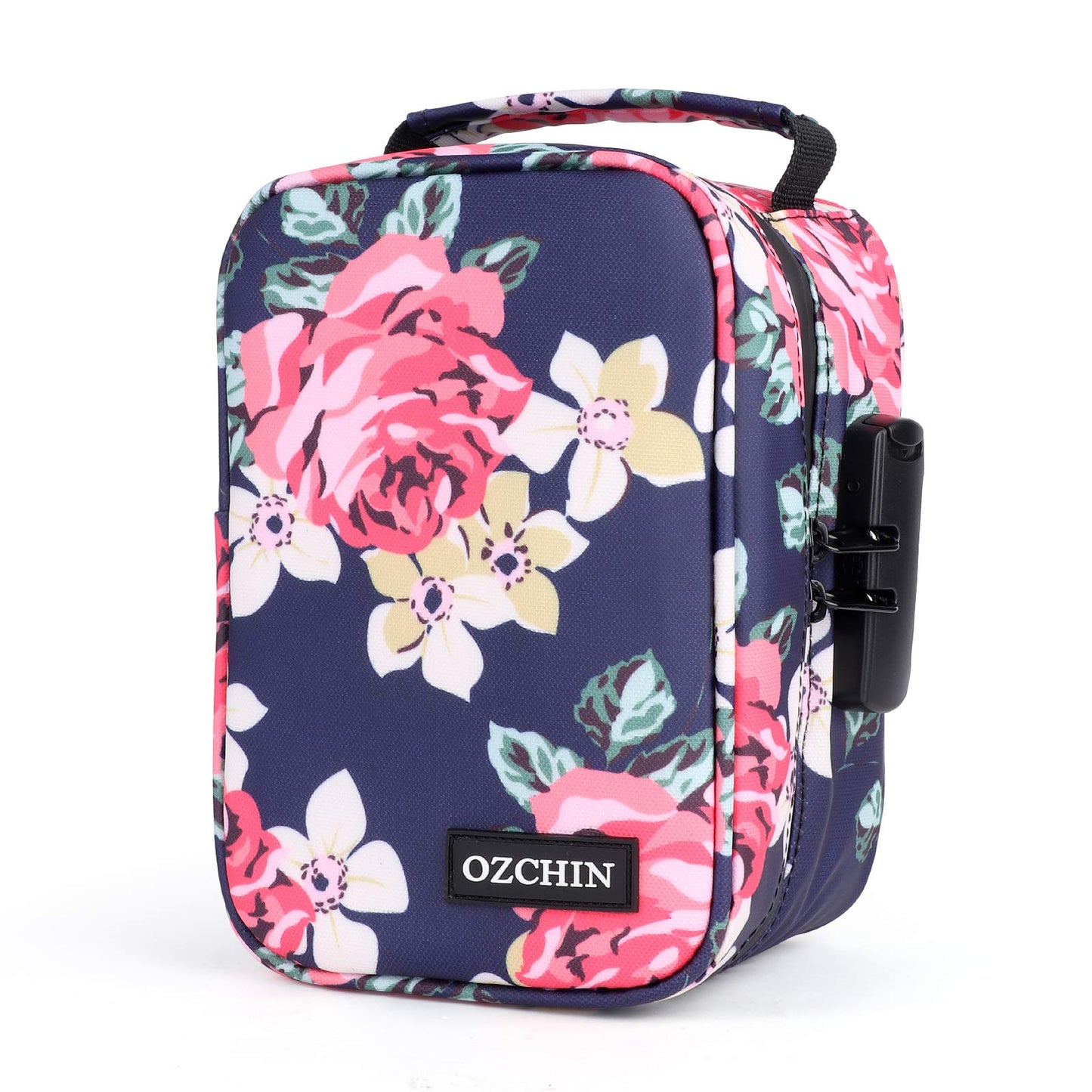 OZCHIN Smell Proof Bag with Combination Lock Tobacco Pipe Pouch Bag File Organizer Case Container Medicine Lock Box Odorless Storage Bag Great Gift for Friend