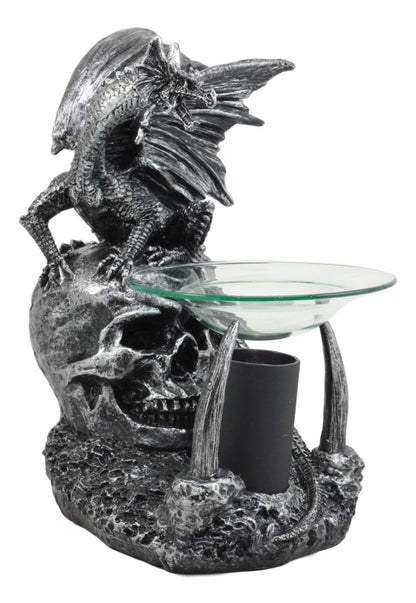 Ebros Smaug Castle Guardian Dragon Electric Oil Diffuser Burner Tart Warmer Aroma Scent Statue 9.5" Tall Figurine Dungeons and Dragons Decorative Decor for Aromatherapy Accessory Halloween Prop
