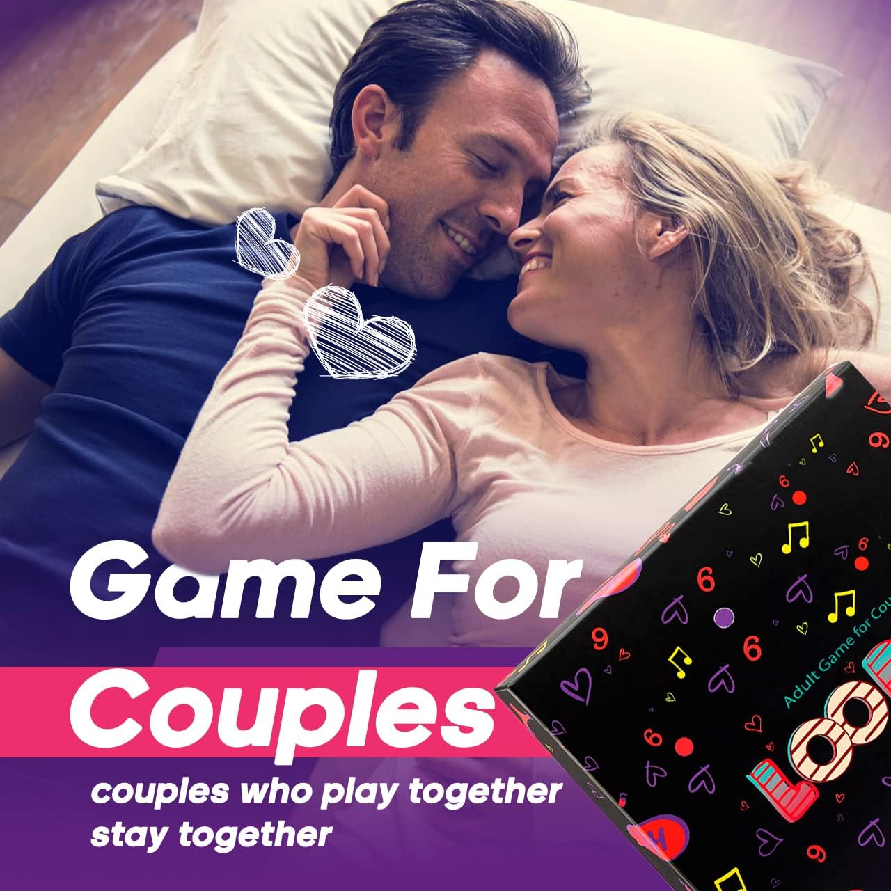 LOOPY Adult Game for Couples - Date Night Box - Couples Games and Couples Gifts to Spice Up Relationships and Communication