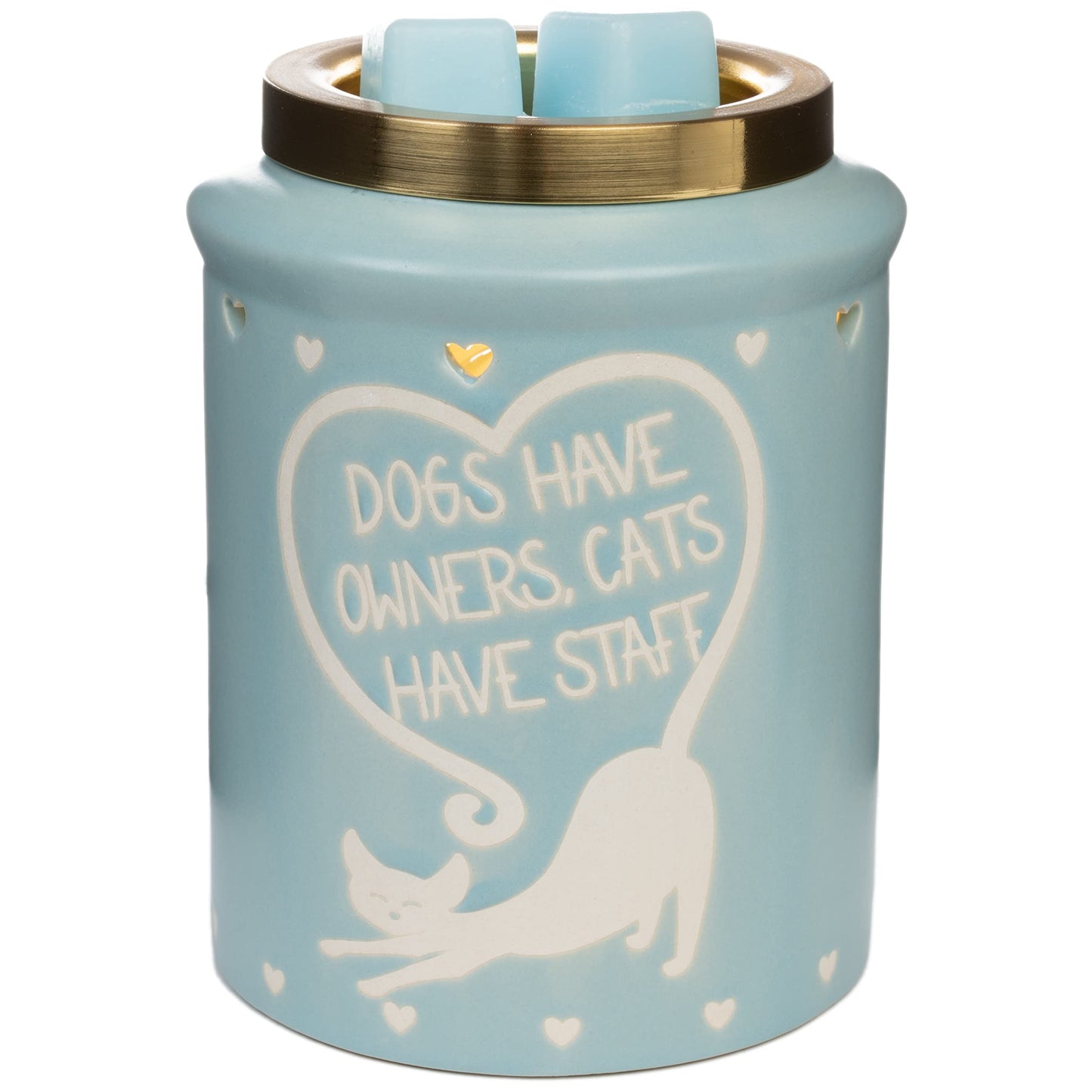 Scentsationals Pet Collection - Scented Wax Warmer - Cat and Dog Wax Cube Melter & Burner - Electric Winter Fragrance Home Air Freshener Gift Meow