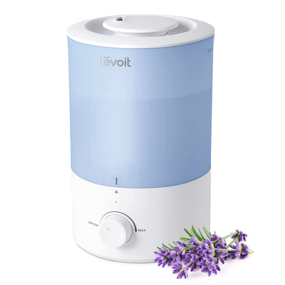 LEVOIT Humidifiers for Bedroom, Quiet (3L Water Tank) Cool Mist Top Fill Essential Oil Diffuser with 25Watt for Home Large Room, 360° Nozzle, Rapid Ultrasonic Humidification for Baby Nursery and Plant