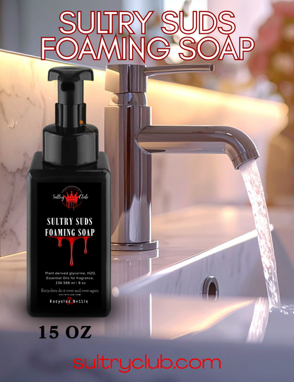 Sultry Suds™ Vegan Foaming Soap (Black Ice Type)