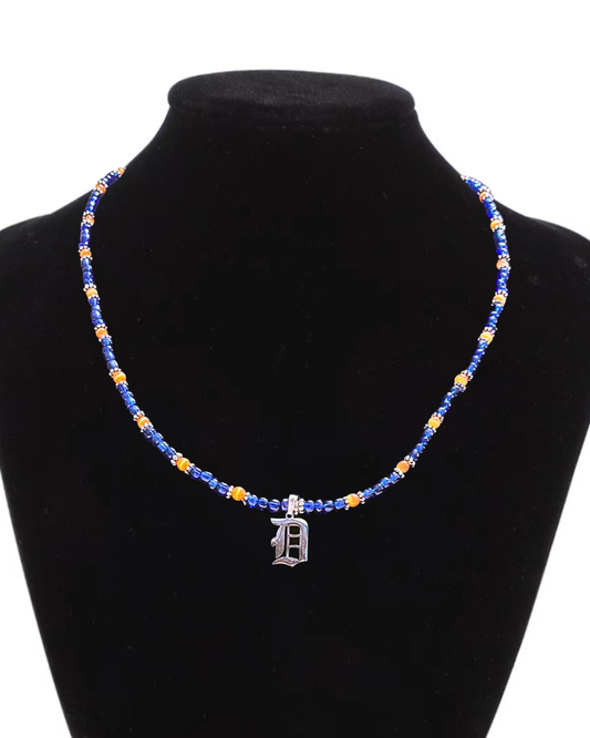 Detroit Tigers D Logo Necklace