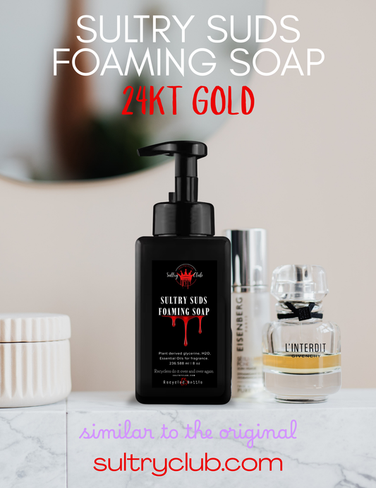 Sultry Suds™ Vegan Foaming Soap (24kt Gold)