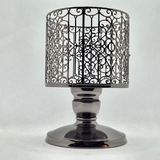 Bath Body Works 3 Wick Candle Holder Pedestal Ornate Gate