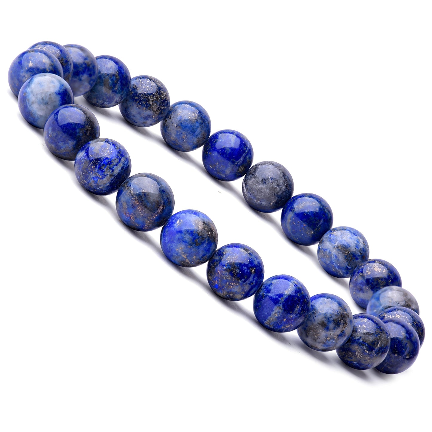 Natural 8mm Gorgeous Semi-Precious Gemstones Healing Crystal Stretch Beaded Bracelet Unisex