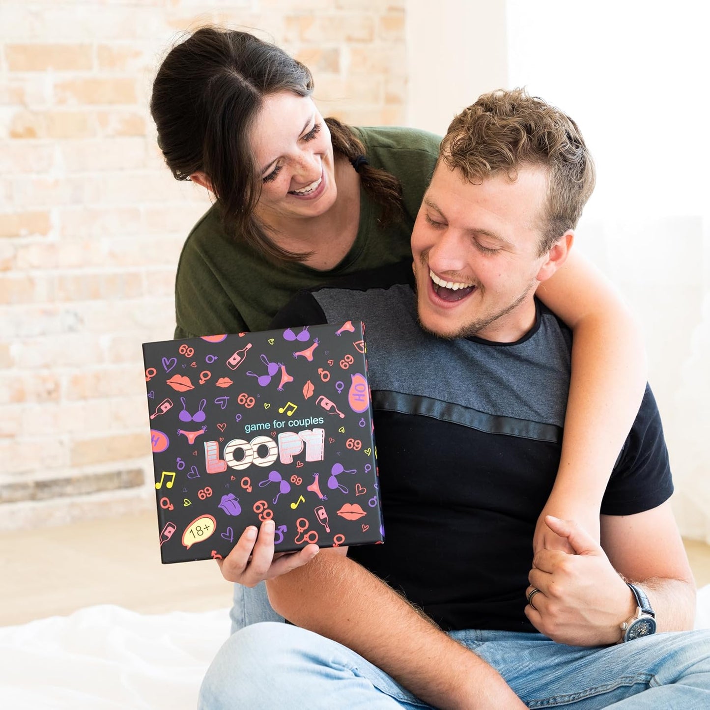 LOOPY Adult Game for Couples - Date Night Box - Couples Games and Couples Gifts to Spice Up Relationships and Communication