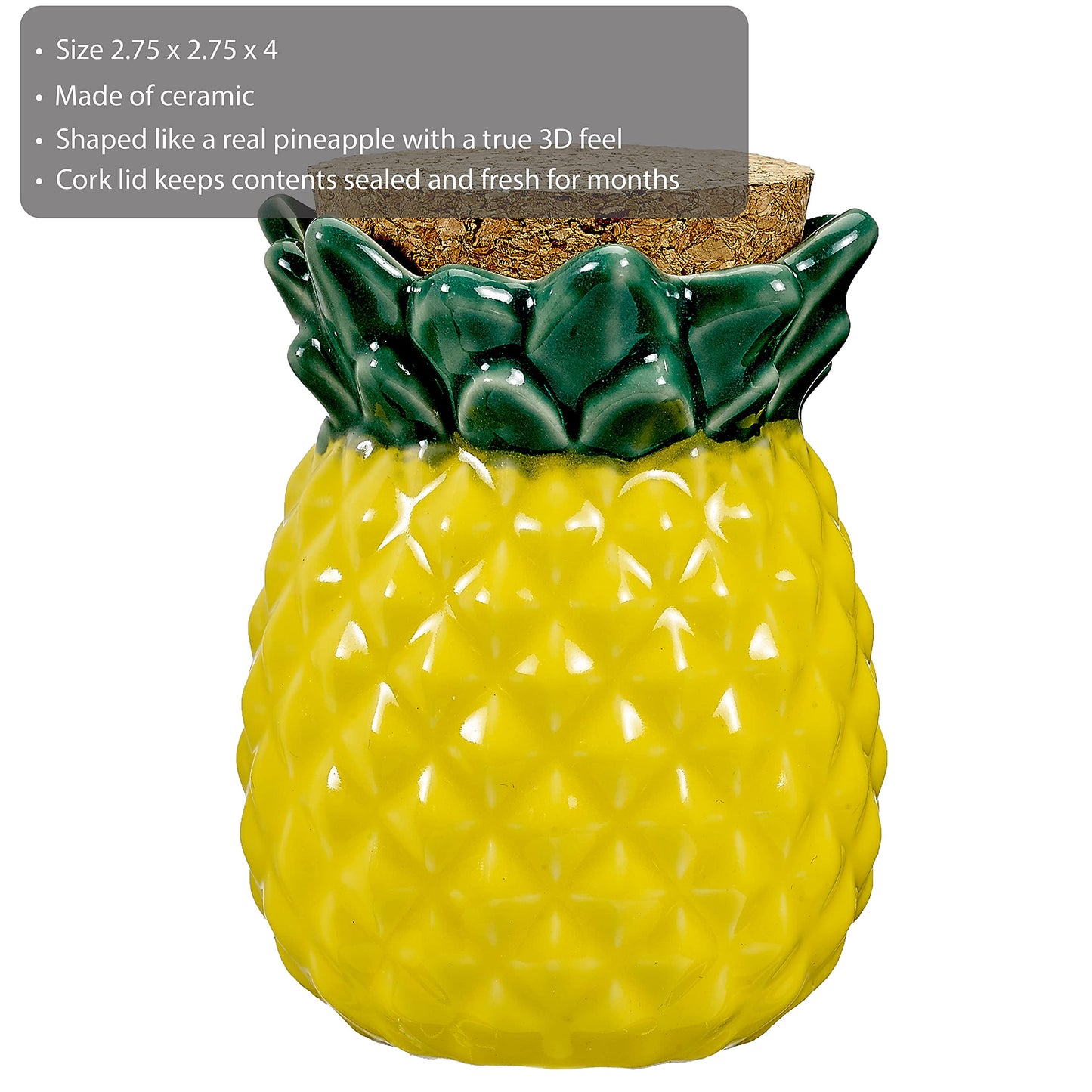 FASHIONCRAFT Pineapple Stash Jar