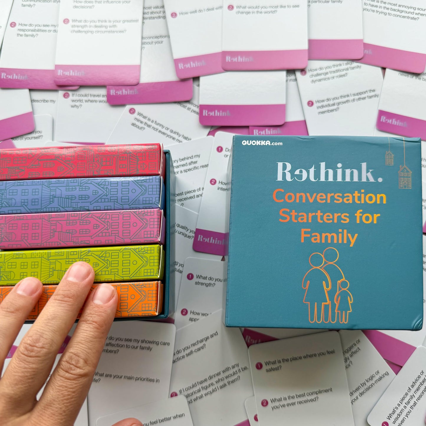 QUOKKA Conversation Cards Game - Christian Couples Edition | Original Version | Religious Gift | Relationship Connection - Great Board Game for Married Husband & Wife