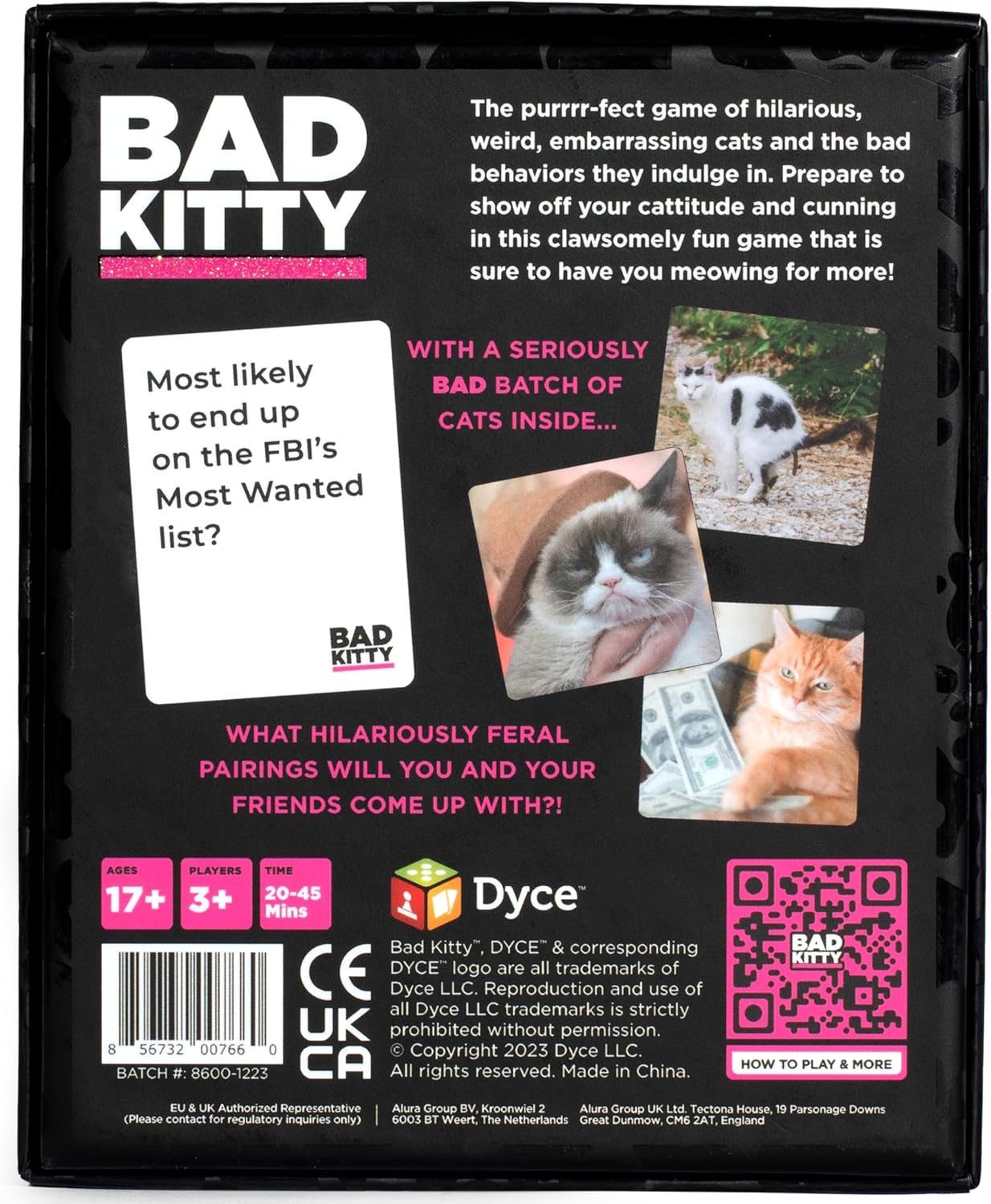 BAD KITTY Party Game + After Dark Expansion Set - The Ultimate Meme Game with Cats - The Cats Against Humans Card Game for Friends, Family, Fun Parties and Board Games Night with Your Group