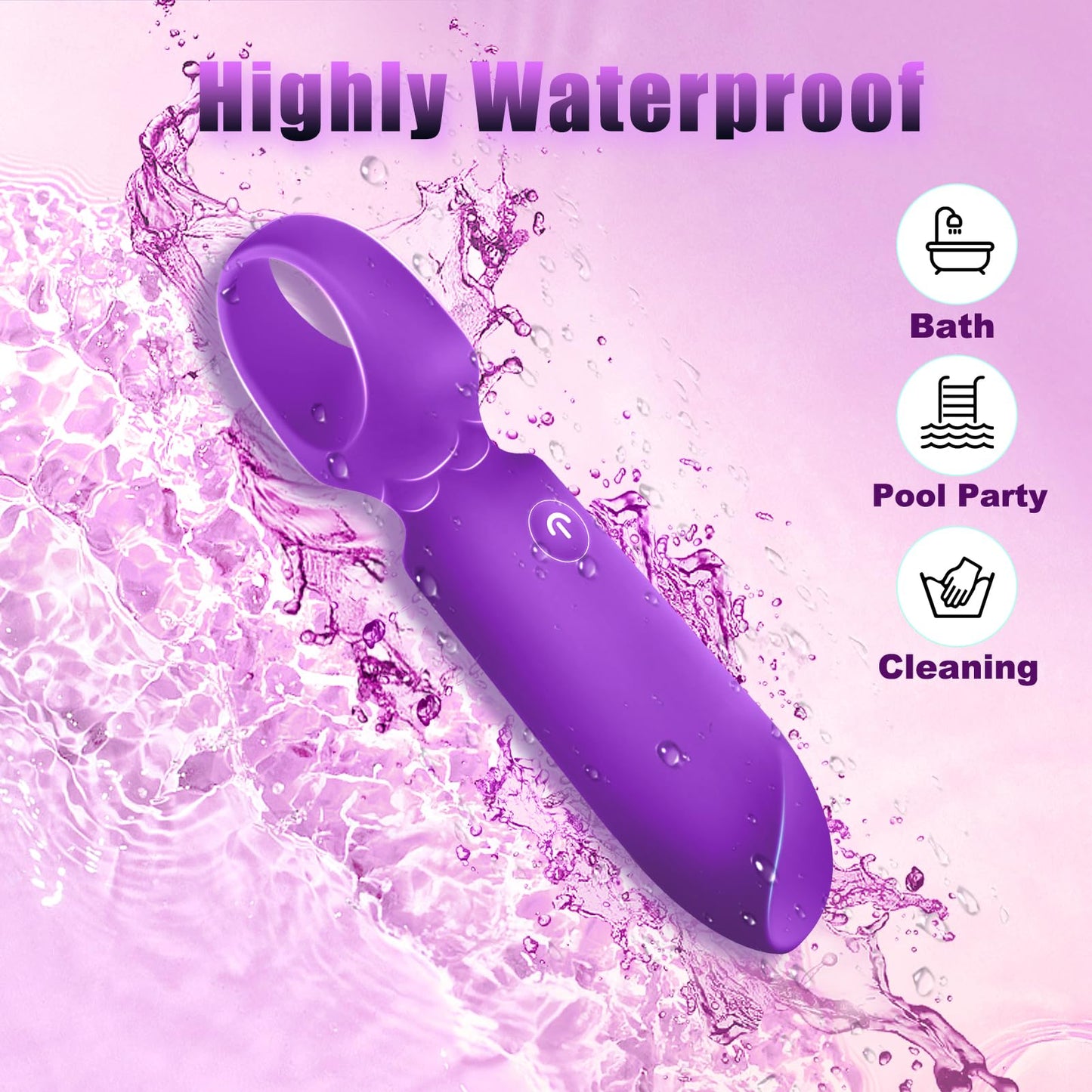 LUKIKI Bullet Vibrator Adult Toys - Female Sex Toys with 10 Vibration Modes, Lipstick Mini Vibrator for G Spot Clitoral Stimulation, Discreet Portable for Travel, Adult Sex Toys & Games for Women