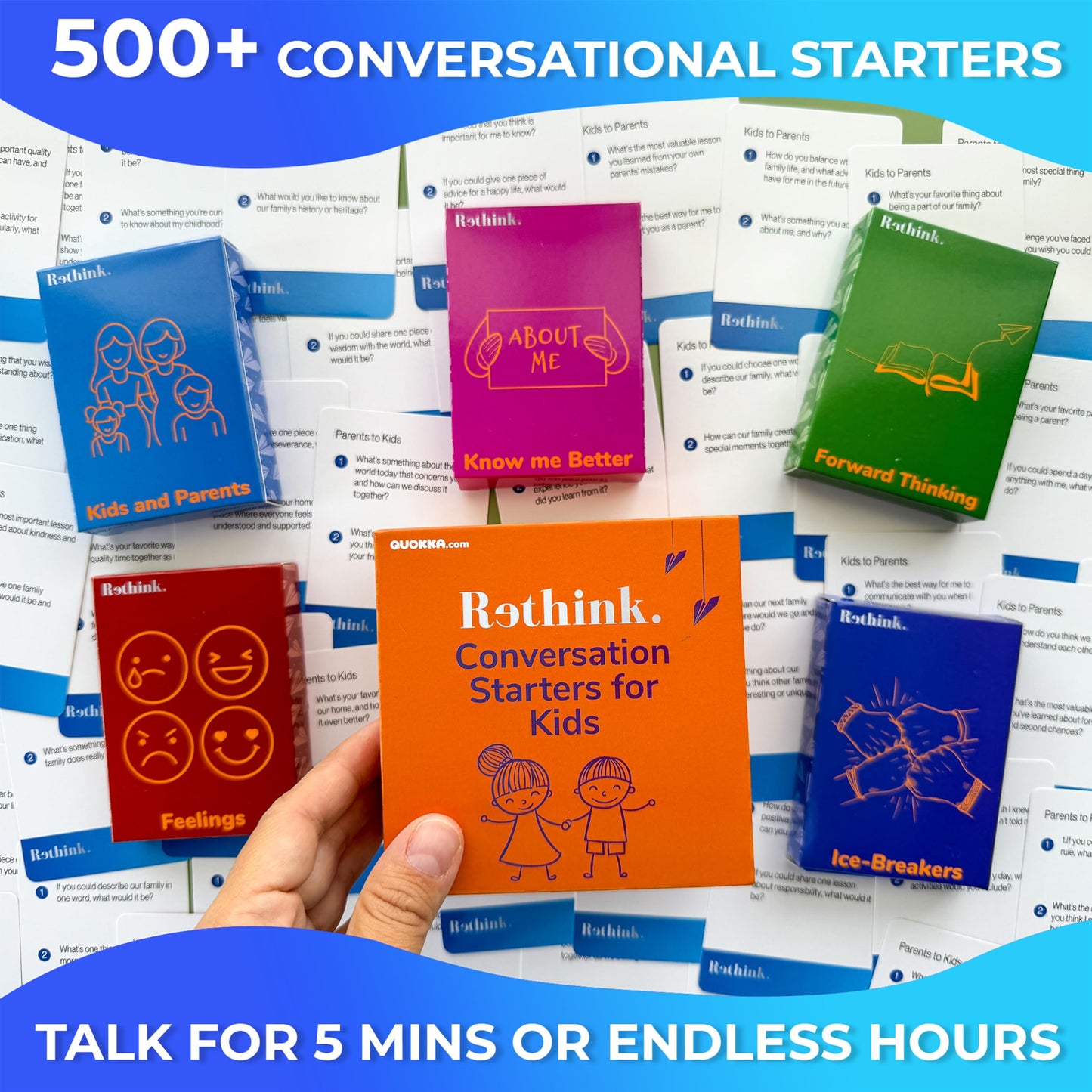 QUOKKA Conversation Cards Game - Christian Couples Edition | Original Version | Religious Gift | Relationship Connection - Great Board Game for Married Husband & Wife