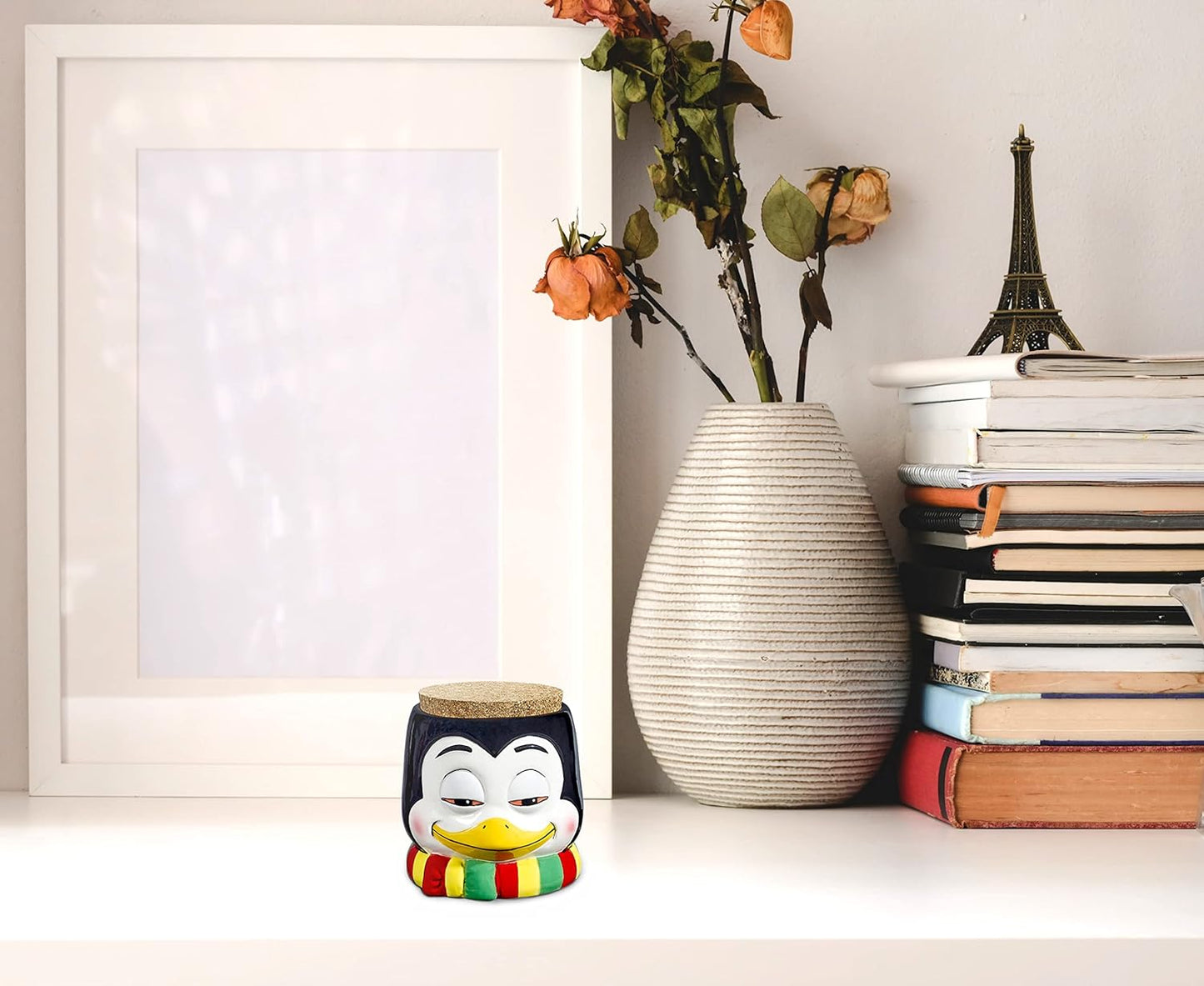 Fashioncraft Penguin Stash Jar - Novelty Stash Jar