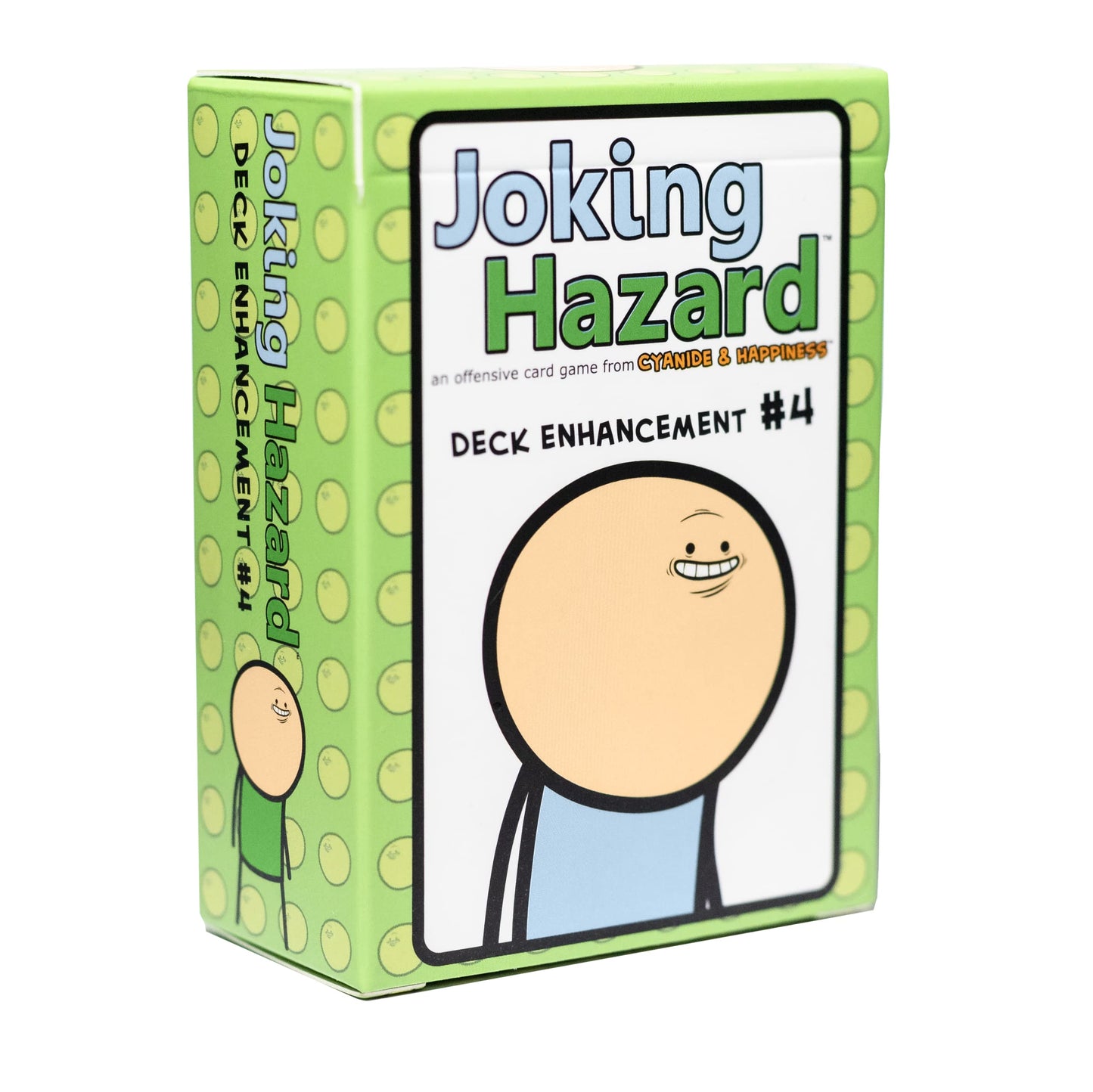 Deck Enhancement #4 - The Fourth Expansion of Joking Hazard Comic Building Card - Party Game by Cyanide and Happiness for 3-10 Players ,Green