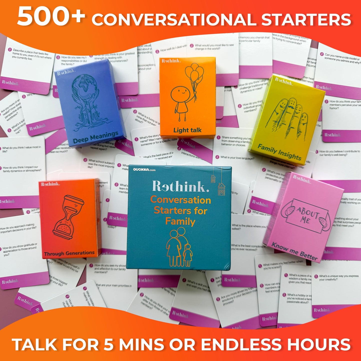 QUOKKA Conversation Cards Game - Christian Couples Edition | Original Version | Religious Gift | Relationship Connection - Great Board Game for Married Husband & Wife