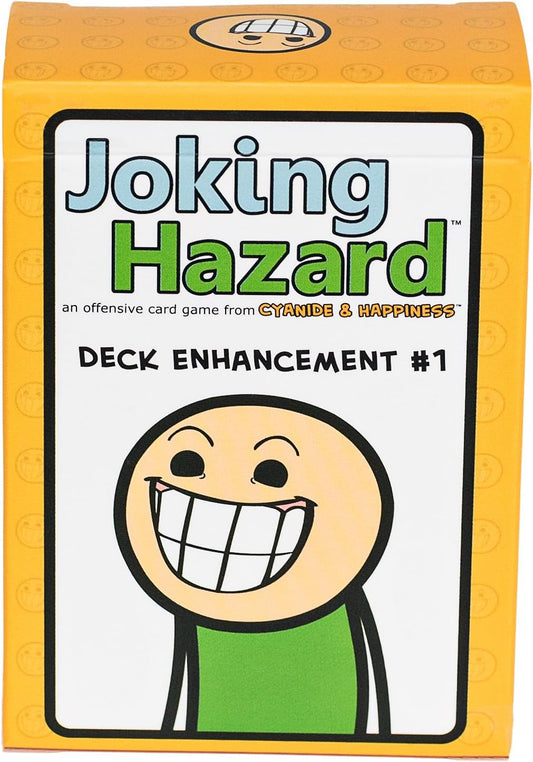 Deck Enhancement #1 - The first expansion of Joking Hazard Comic Building Card - Party Game by Cyanide and Happiness for 3-10 players , Orange, Medium