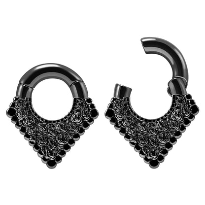 2PCS Ear Weights For Stretched Ears Heavy Weighted Gauges Stainless Steel 2g 4g Dangle Gauge For Women Men Ear Hanger Stretcher Piercings