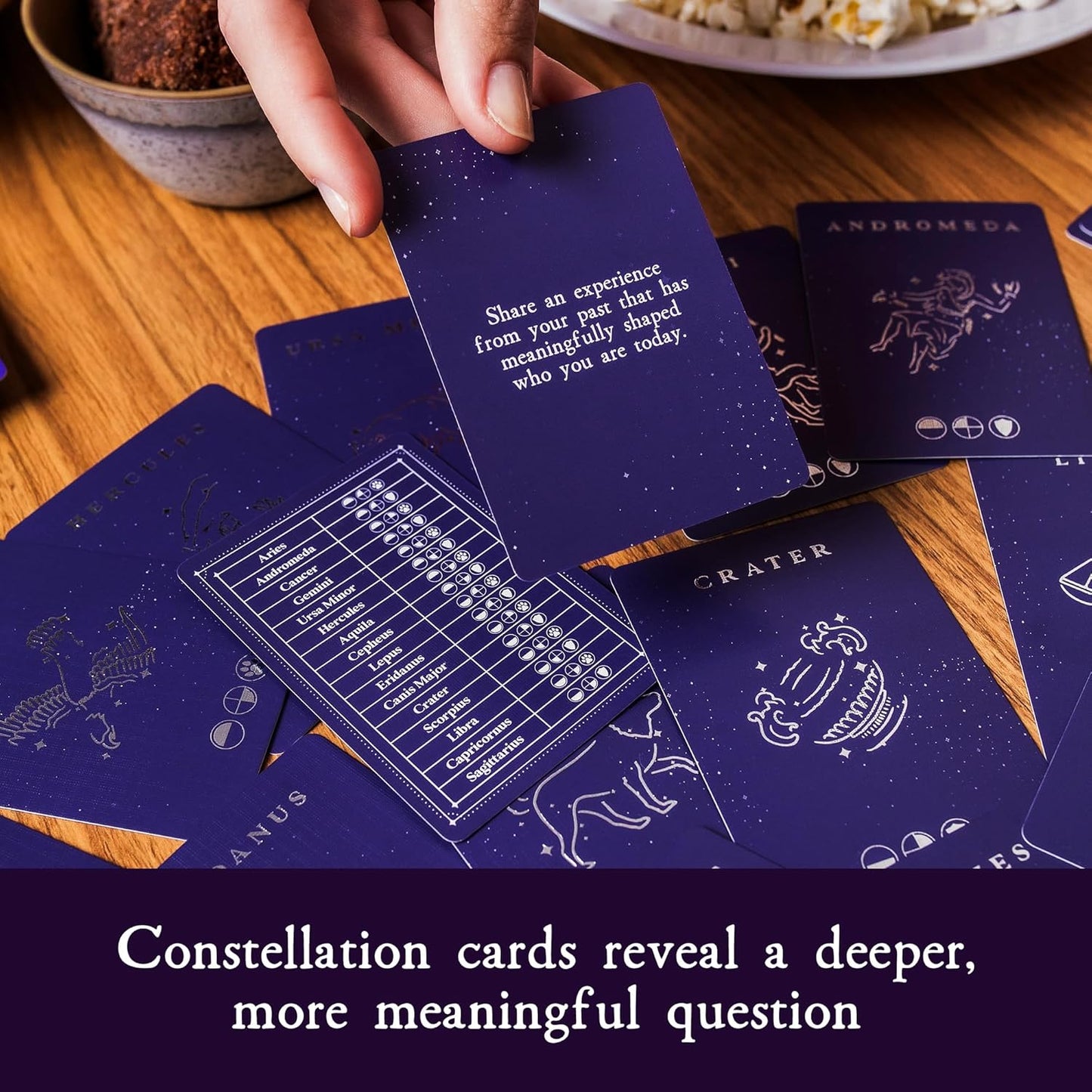 Sparks - A Conversation Game Inspired by The Stars | 2-8 Players, Conversation Cards for Couples, Friends, Family - Card Games for Couples and Adults