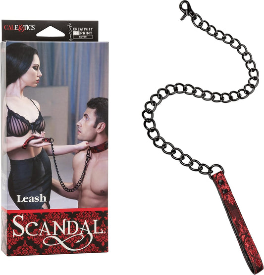 CalExotics Scandal Leash – BDSM Fetish Play for Couples – Bondage Restraint Lingerie – Black