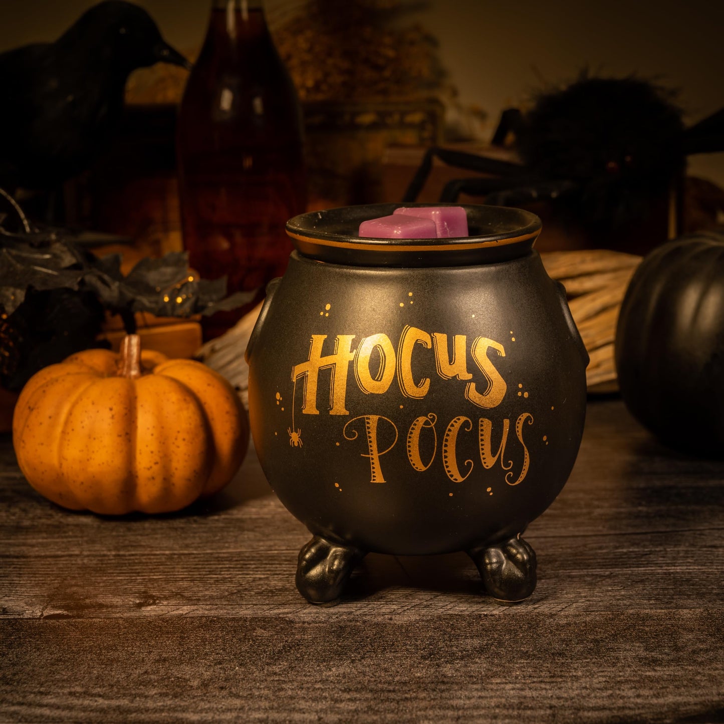 Scentsationals Halloween Collection - Scented Wax Warmer - Spooky Season Wax Cube Melter & Burner - Electric Autumn Fragrance Home Air Freshener Gift (Apothecary)