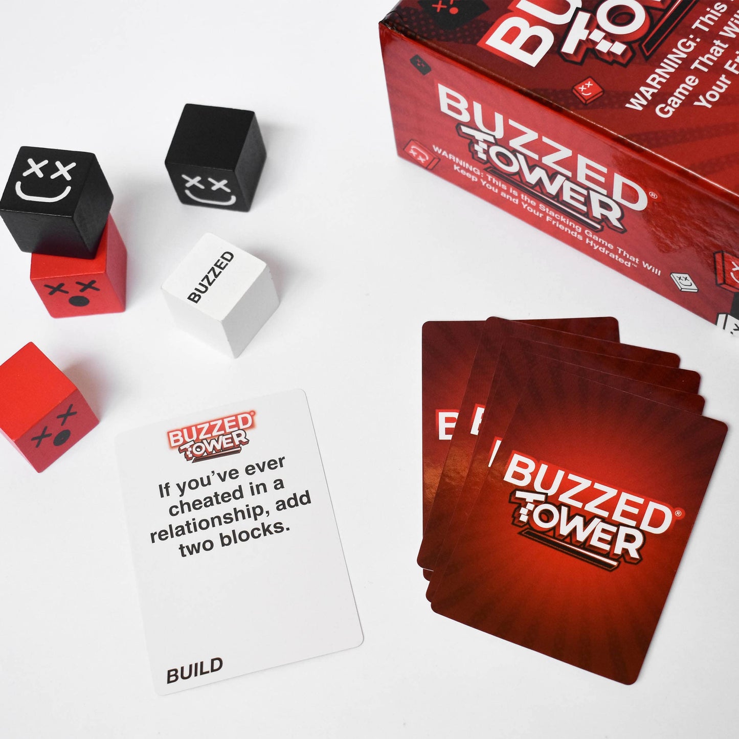 Buzzed Expansion Pack #1 - The Drinking Game That Will Get You & Your Friends Tipsy - Pool Party Games, Summer Party Games