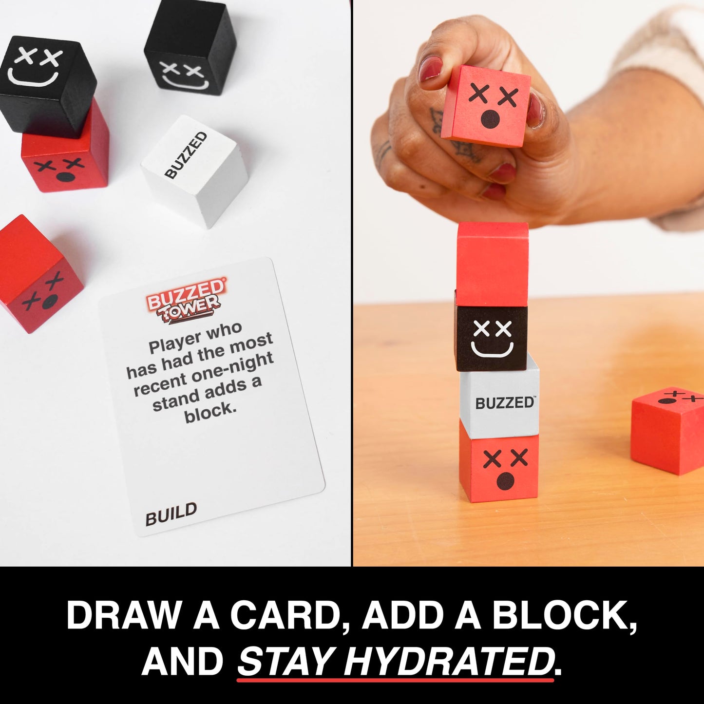 Buzzed Expansion Pack #1 - The Drinking Game That Will Get You & Your Friends Tipsy - Pool Party Games, Summer Party Games