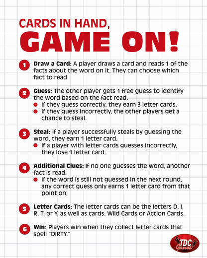 TDC Games Travel Dirty Minds - Funny Card Games for Adults, Hilarious Party Games for Game Night, Couples Games, Date Night
