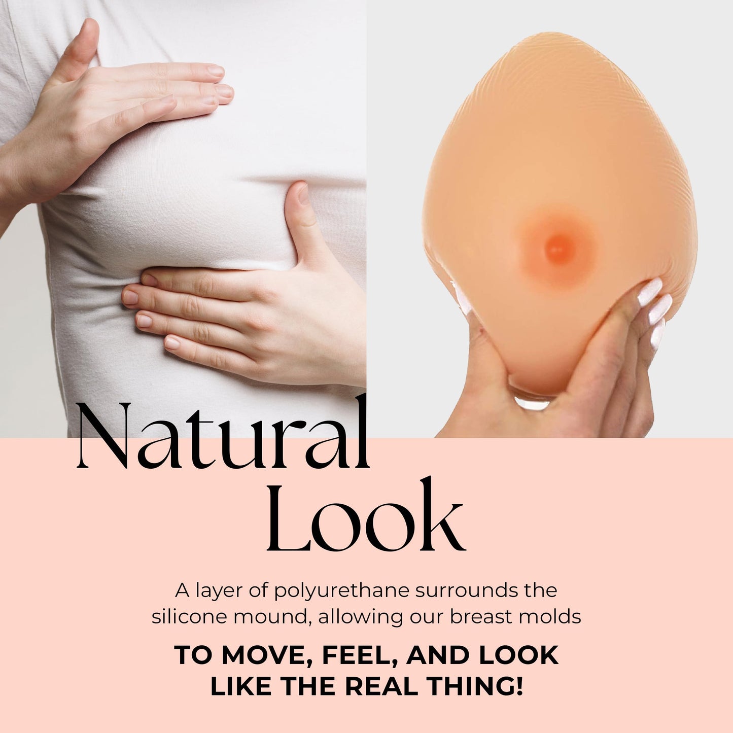 Silicone Breast Forms | Prosthetic Breast for Transgender, Mastectomy, Crossdressers| Fake Boobs, Fake Breasts