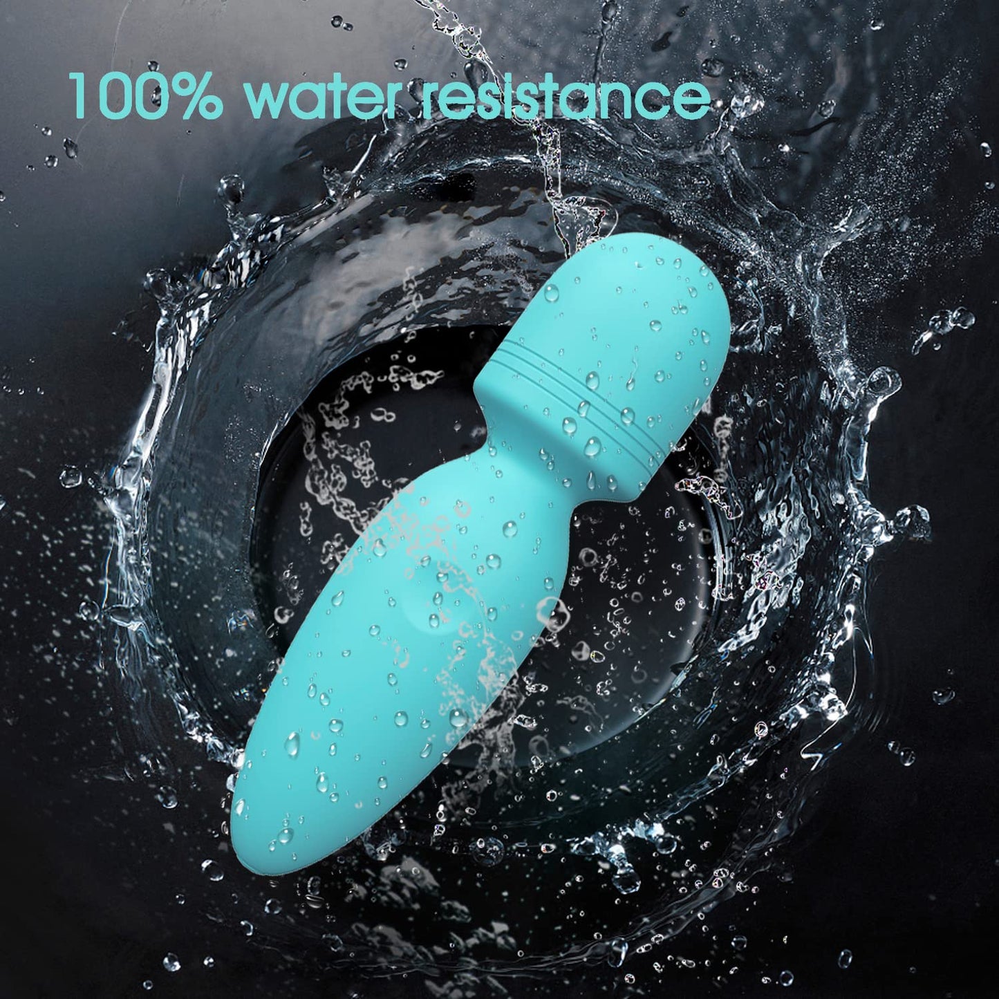 Mini Massager,Small Cordless Handheld Massager with 10 Quiet Vibration Modes, Personal Handheld Rechargeable Massager for Neck Shoulder Back Body [4.35 * 1.18 inches]