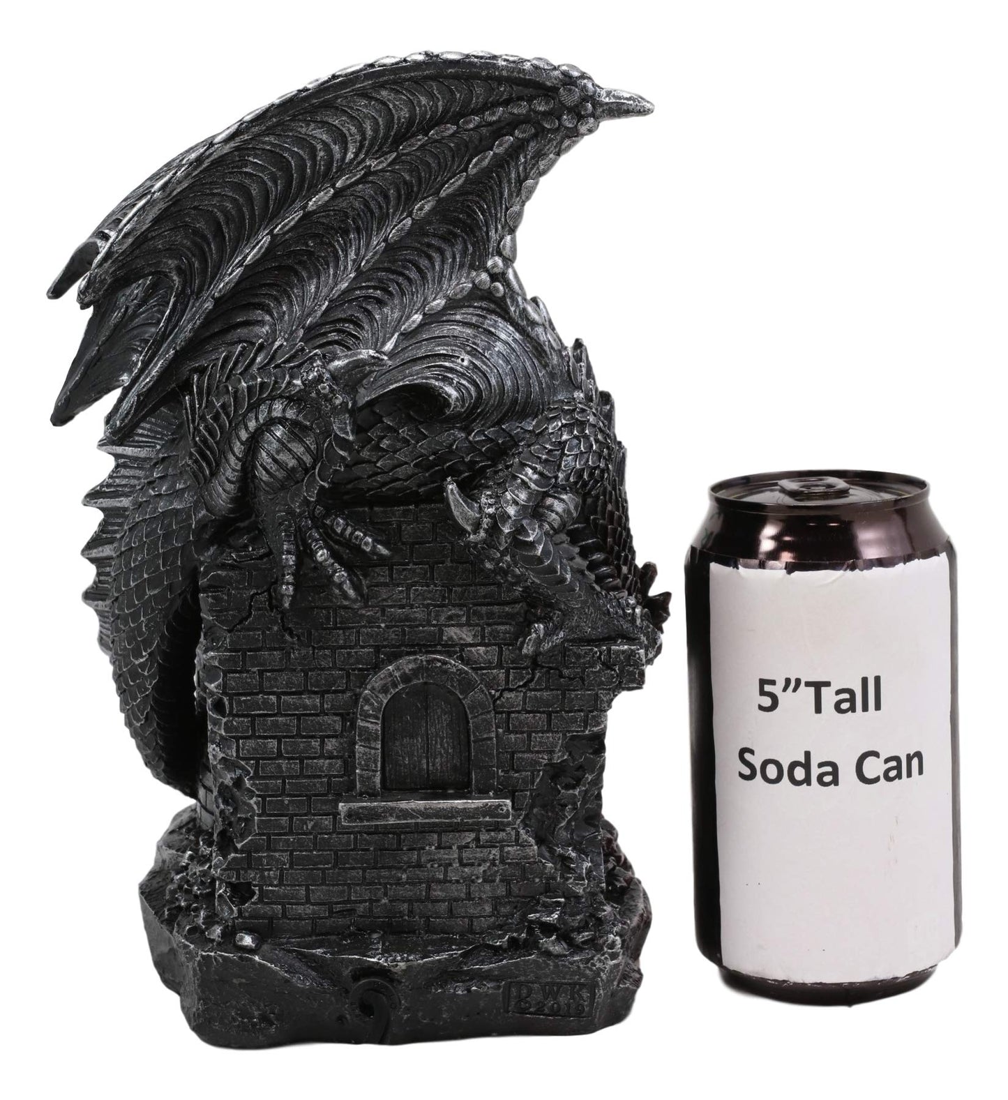 Ebros Smaug Castle Guardian Dragon Electric Oil Diffuser Burner Tart Warmer Aroma Scent Statue 9.5" Tall Figurine Dungeons and Dragons Decorative Decor for Aromatherapy Accessory Halloween Prop