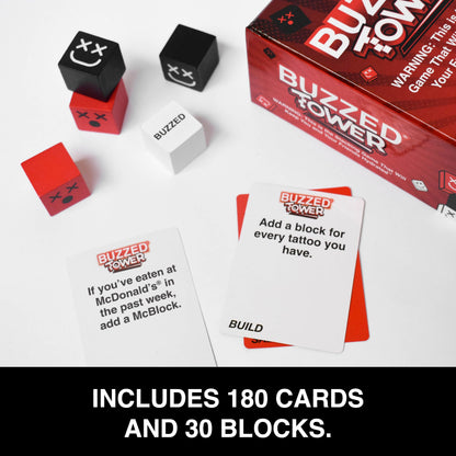 Buzzed Expansion Pack #1 - The Drinking Game That Will Get You & Your Friends Tipsy - Pool Party Games, Summer Party Games