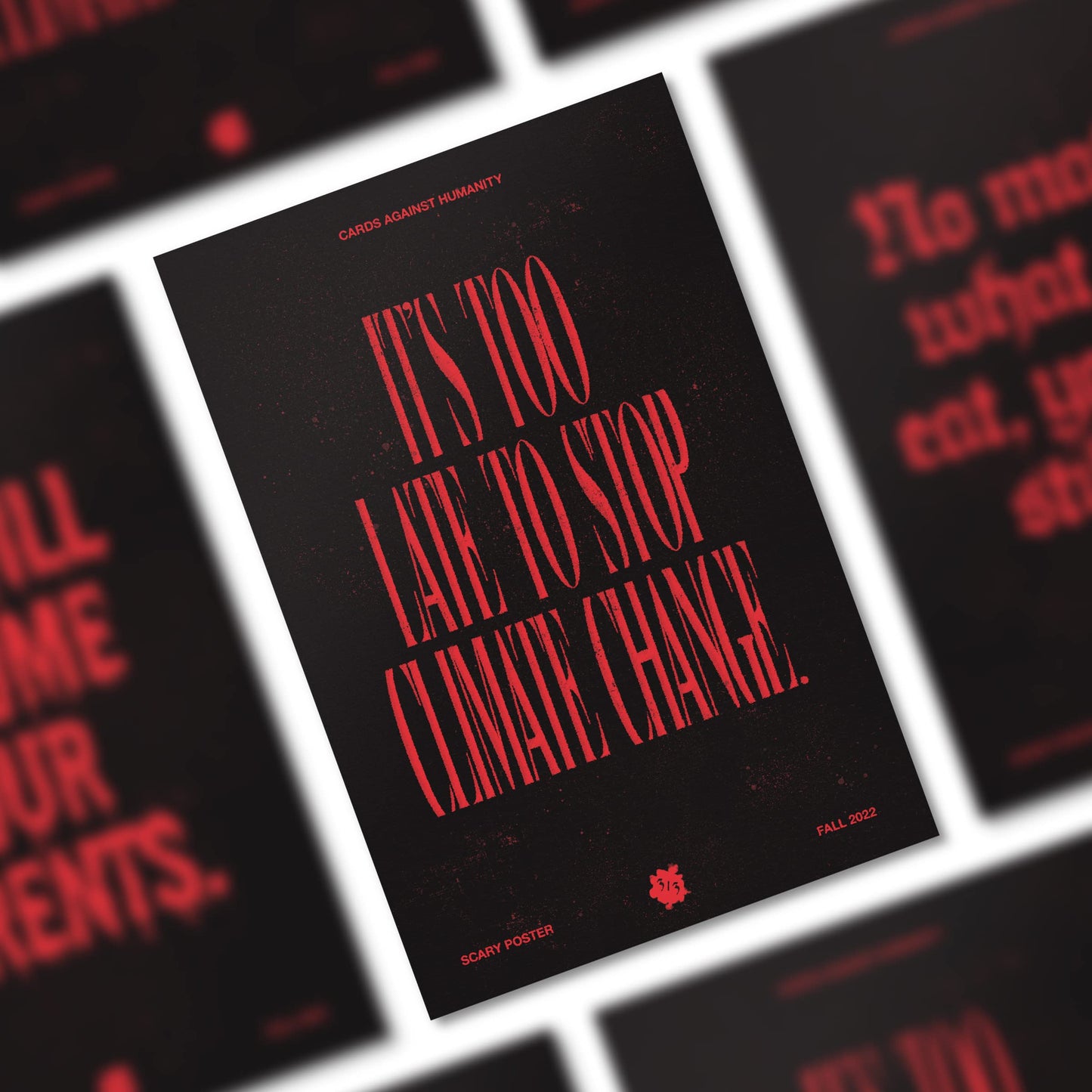 Cards Against Humanity: Scary Poster #3/3 • A Terrifying 12"x18" Poster