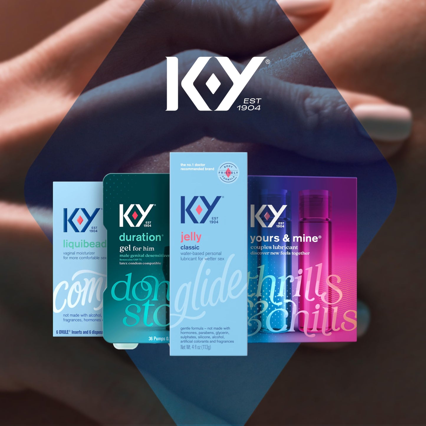 K-Y Jelly Water Based Lube For Sex, Anal Lube, Non-Greasy Water Based Personal Lubricant, pH Friendly Sex Lube Can Be Used With Sex Toys For Women & Male Sex Toys, Condom Friendly Personal Lube, 4 OZ