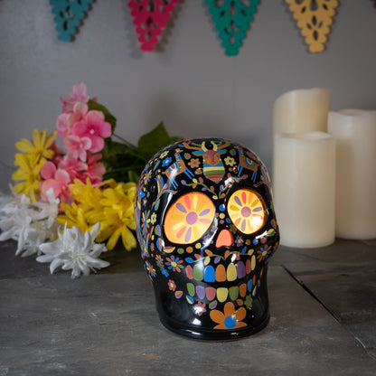Scentsationals Day of The Dead Collection - Scented Wax Cube Warmer - Wax Fragrance Melter - Skull Wickless Electronic Home Air Freshener Gift (Dia de Los Muertos)