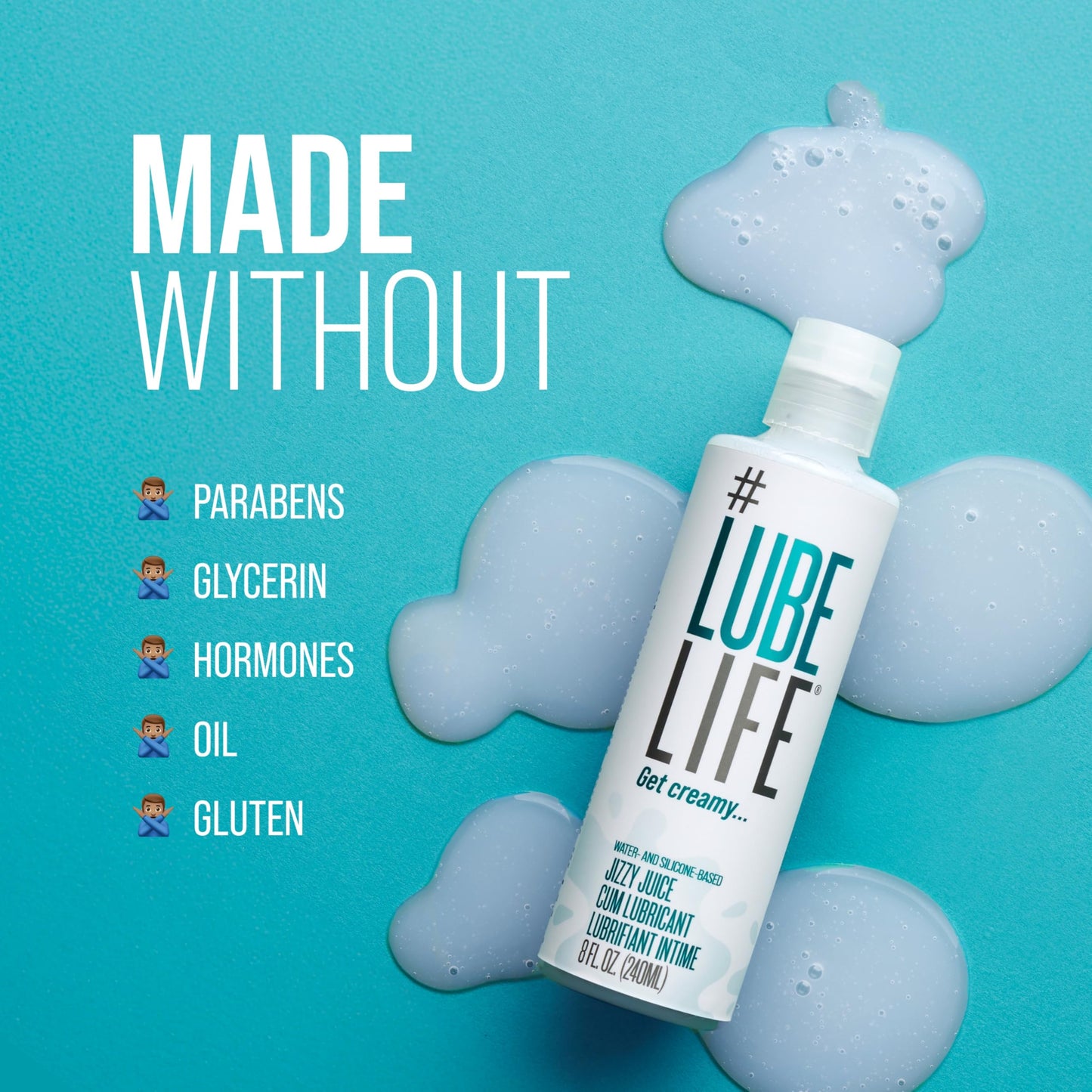 Lube Life Water-Based Actively Trying Fertility Lubricant, Fertility Friendly Lube for Men, Women and Couples, 2 Fl Oz