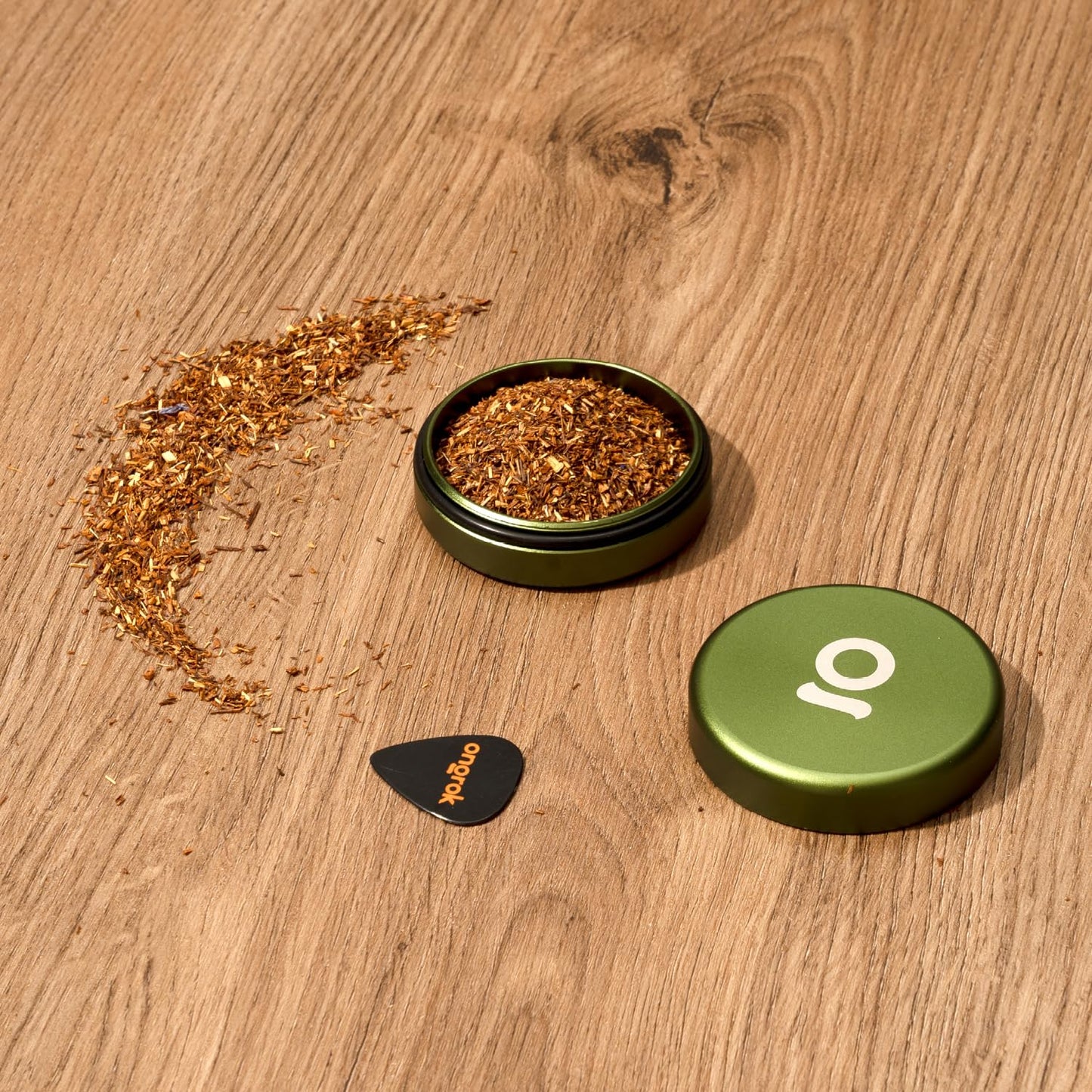 ONGROK Storage Puck, Gold, Perfect Size Case to Store in Your Pocket, Airtight, Preserves Moisture Profile, Smell and Aroma