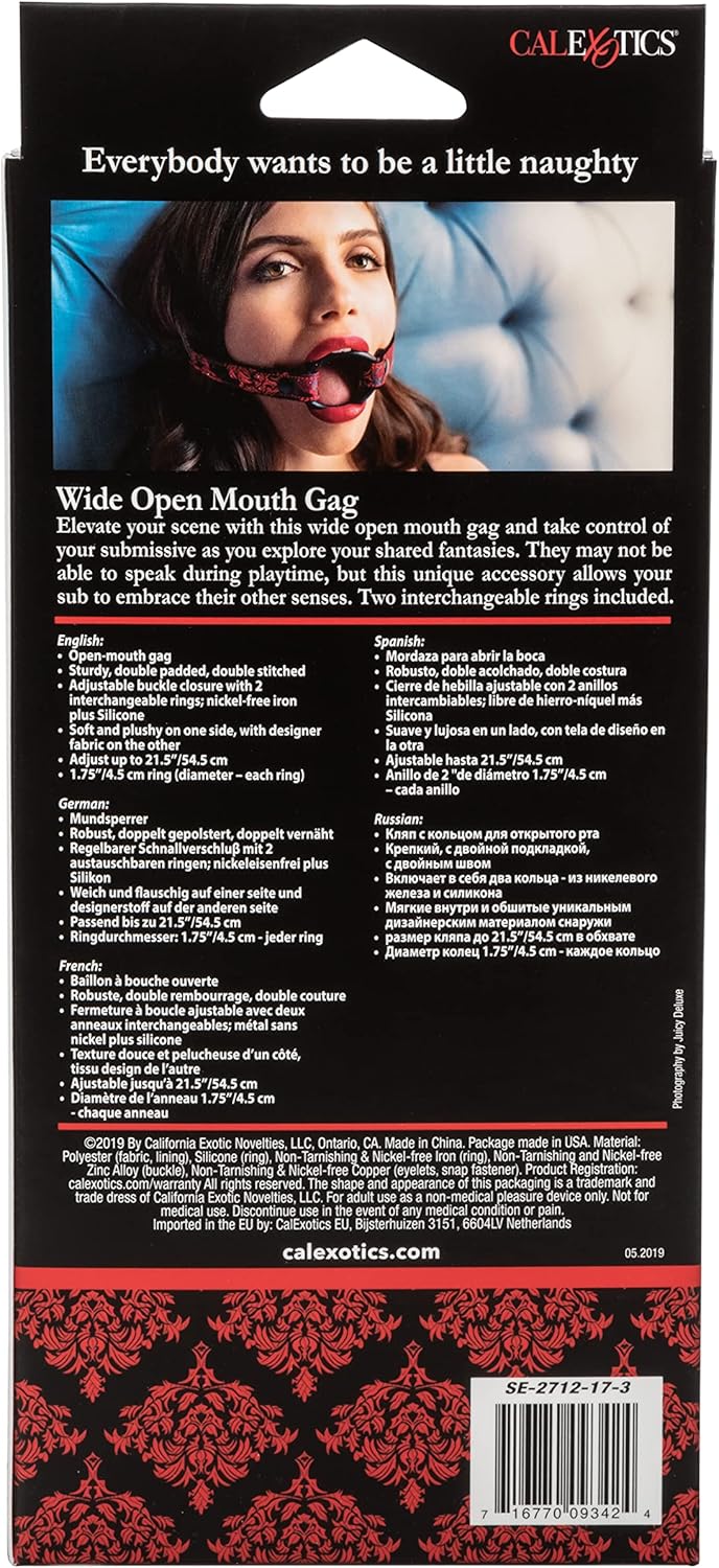 CalExotics Scandal® Wide Open Mouth Gag