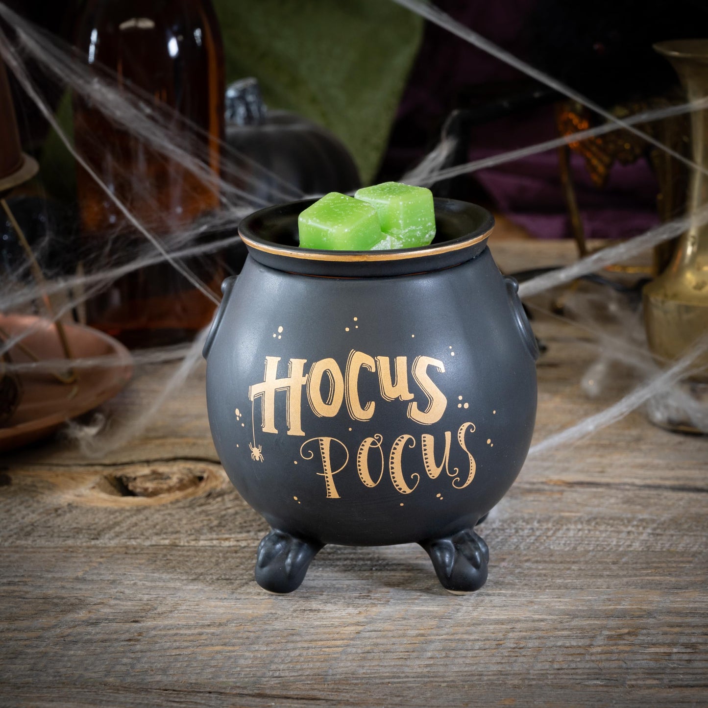 Scentsationals Halloween Collection - Scented Wax Warmer - Spooky Season Wax Cube Melter & Burner - Electric Autumn Fragrance Home Air Freshener Gift (Apothecary)