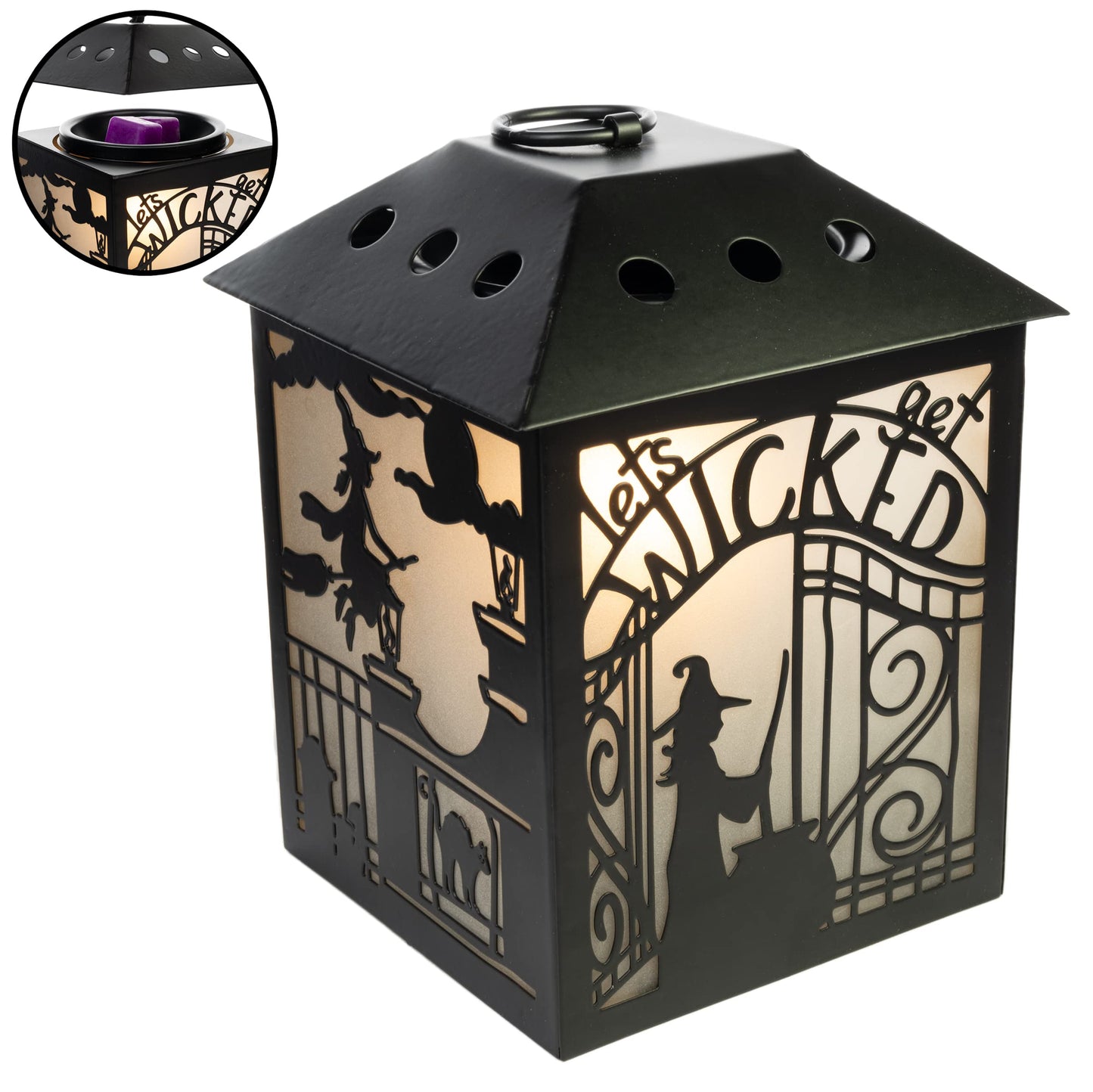 Scentsationals Halloween Collection - Scented Wax Warmer - Spooky Season Wax Cube Melter & Burner - Electric Autumn Fragrance Home Air Freshener Gift (Apothecary)