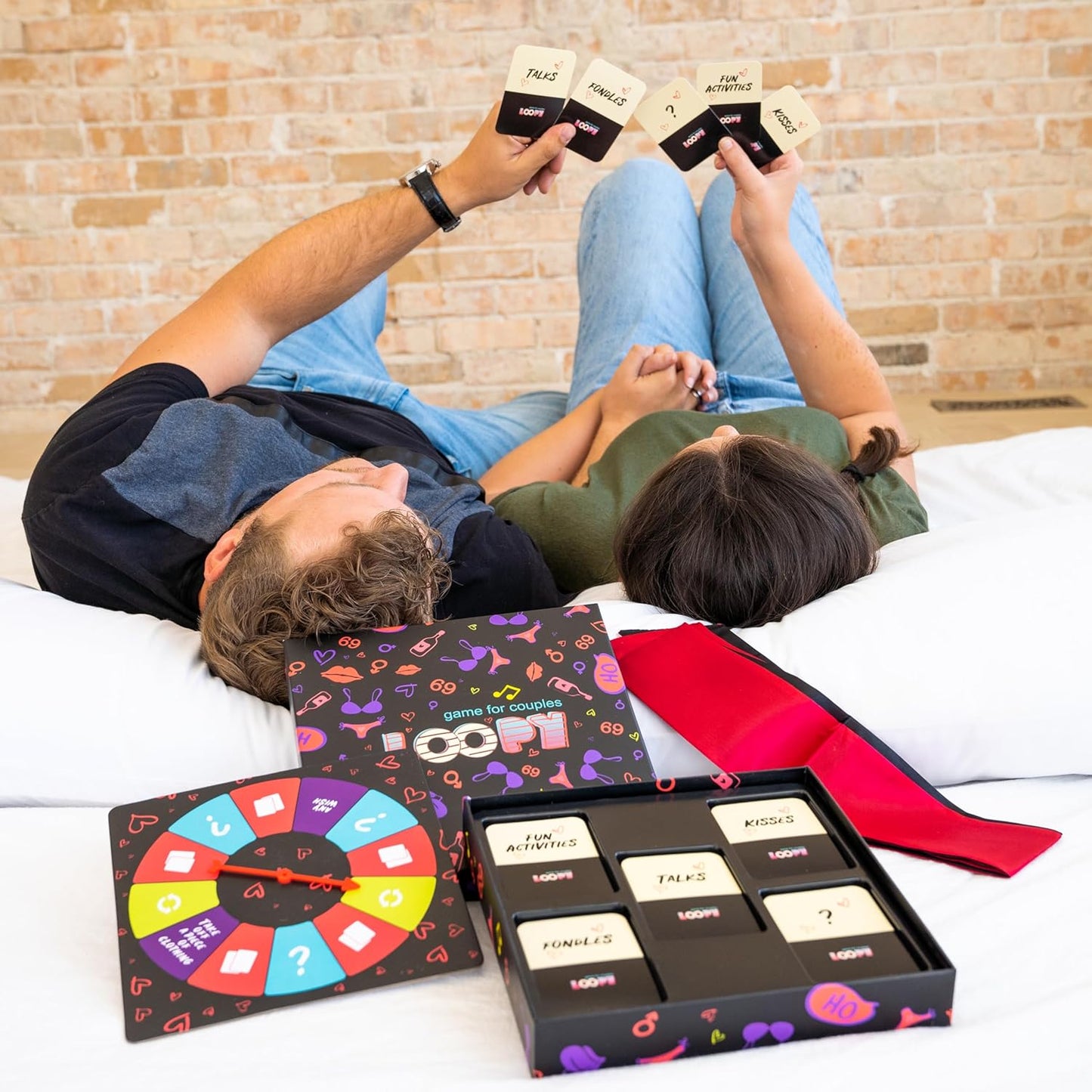 LOOPY Adult Game for Couples - Date Night Box - Couples Games and Couples Gifts to Spice Up Relationships and Communication