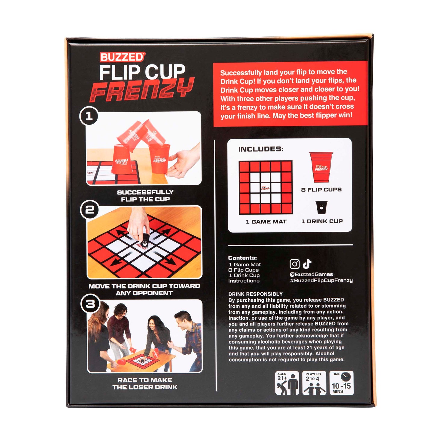 Buzzed Expansion Pack #1 - The Drinking Game That Will Get You & Your Friends Tipsy - Pool Party Games, Summer Party Games