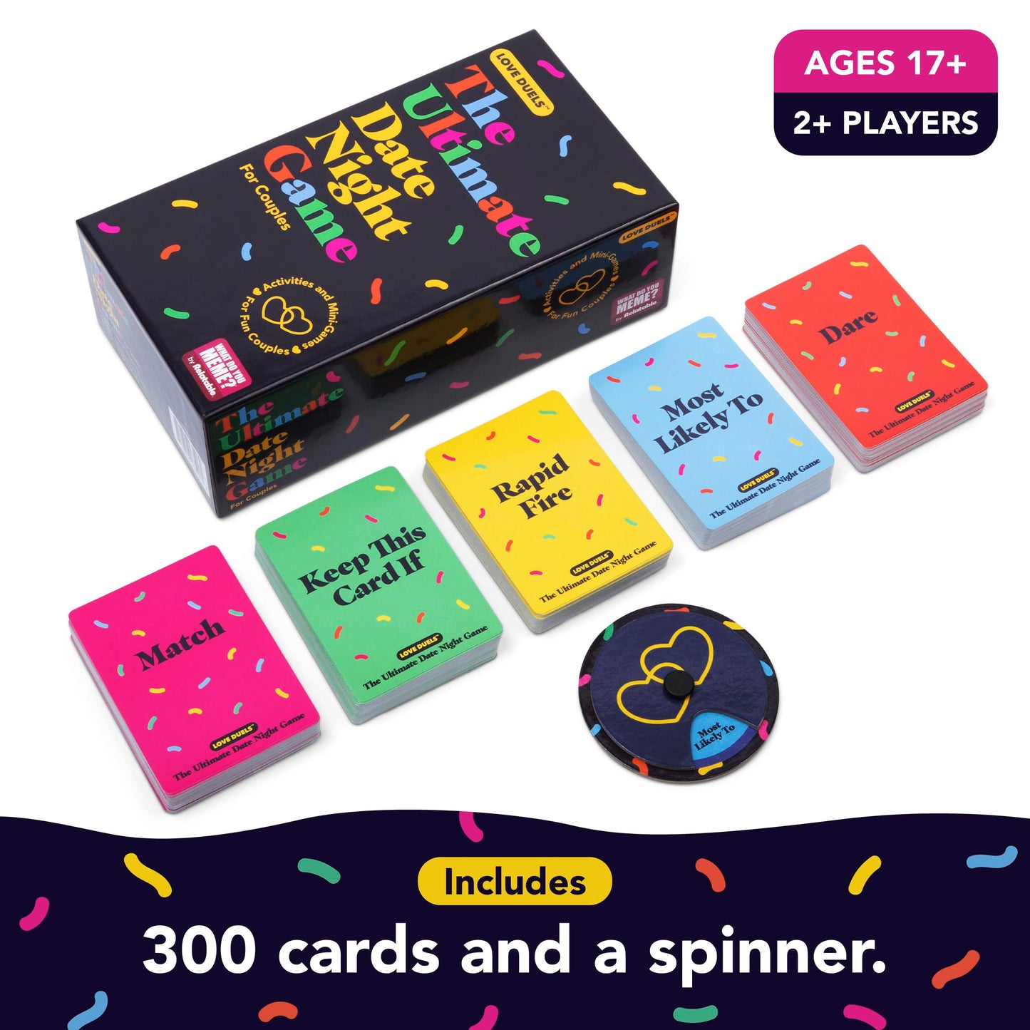 Let's Get Deep by Relatable, A Question Card Game for Couples, Great for Date Night Ideas, Couples Gifts, Wedding Gifts, and Long Distance Relationship Gifts, Includes 300 Cards to Build Up Intimacy